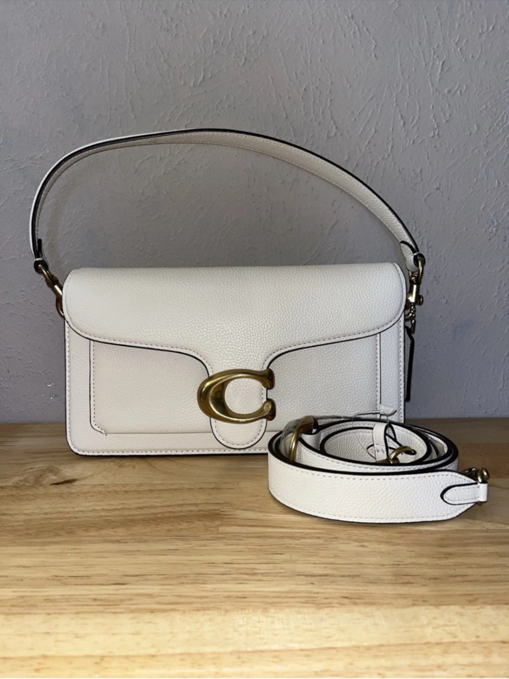 Coach  Tabby Shoulder Bag 26 Brass/Chalk